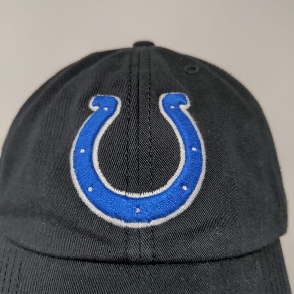 '47 Brand Fitted Hat Black Size L Indianapolis Colts Cap Embroidered Logo - Picture 4 of 14